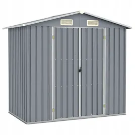 szopa-ogrodowa-szara-205x129x183-cm-stal-galwanizowana