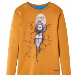 koszulka-dziecieca-z-dlugimi-rekawami-ciemna-ochra-104