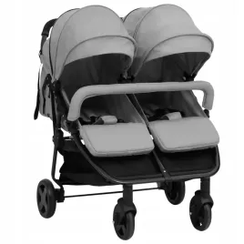 podwojny-wozek-spacerowy-szaro-czarny-stalowy