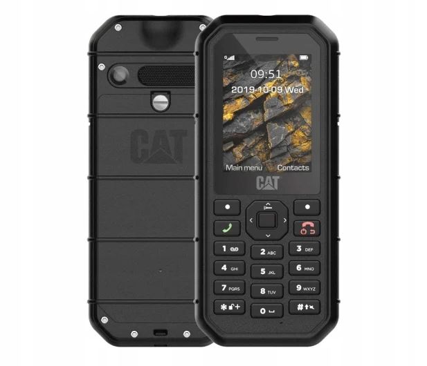 CAT B26 Dual SIM | Czarny | Powystawowy A+| Pancerny