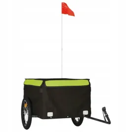 przyczepka-rowerowa-czarno-zielona-45-kg-zelazo