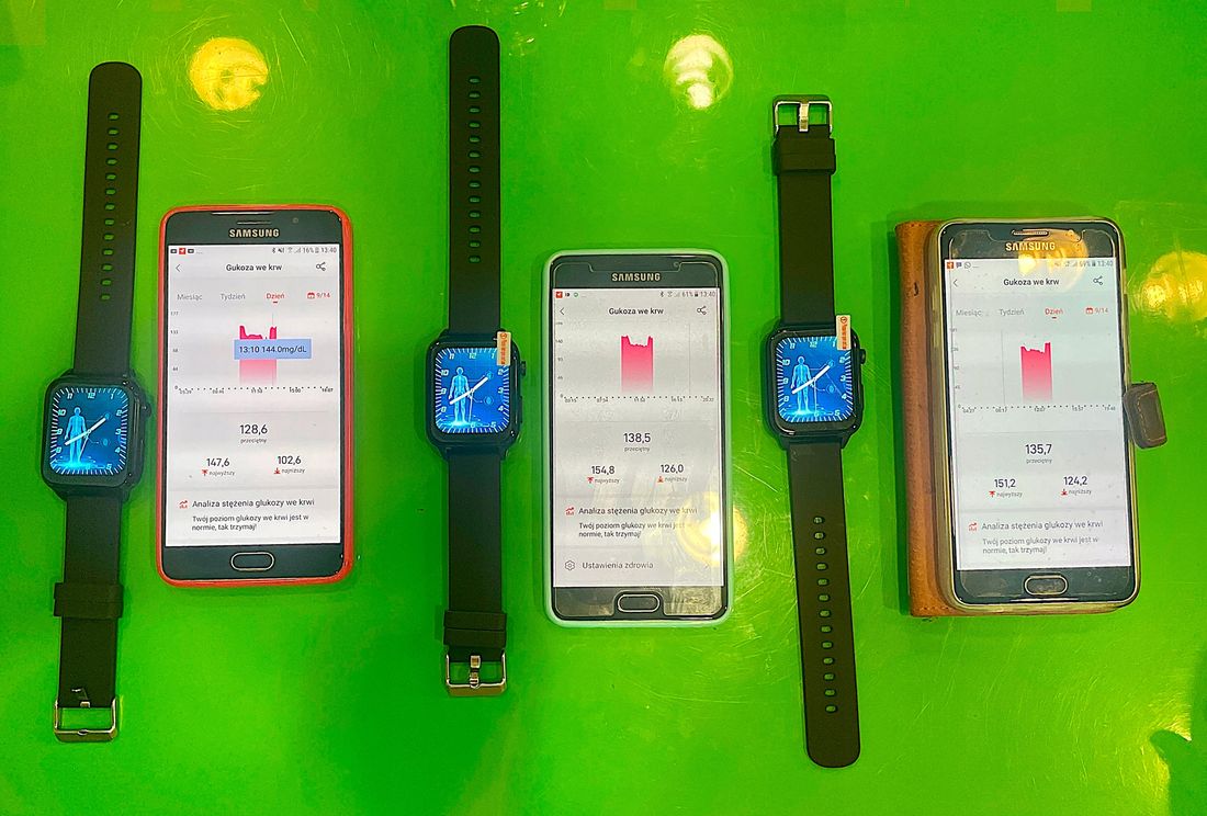 smartwatch-medykor-zegarek-glukometr-pomiar-poziom-cukru