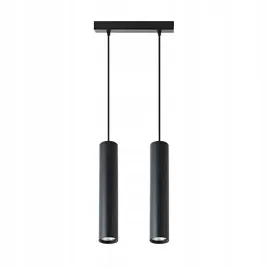 lampa-wiszaca-sufitowa-regulowana-led-2xgu10-tuba-zwis-czarna