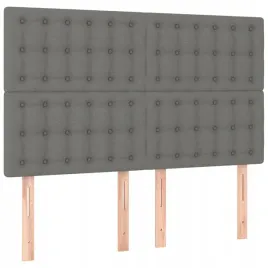 zaglowki-do-lozka-4-szt-ciemnoszare-72x5x78-88-cm-tkanina