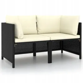 2-osobowa-sofa-ogrodowa-z-poduszkami-polirattan-czarna