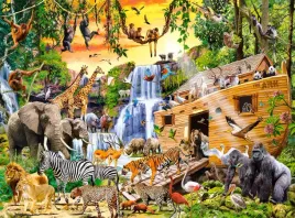 puzzle-3000-ukladanka-widok-zwierzeta-arka-noego-safari-slonie-9-castor