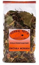 zdrowy-przysmak-dla-swinki-morskiej-herbal-pets-ziola-podstawowe-100g