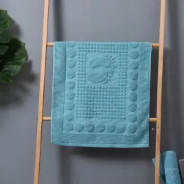 dywanik-lazienkowy-recznik-kapielowy-hotelowy-stopka-100percent-bawelna-zielony