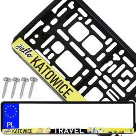 ramka-pod-tablice-rejestracyjna-4d-hello-katowice-wkrety