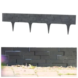 palisada-ogrodowa-stone-395-cm-obrzeze-plotek-trawnikowy-antracytowy