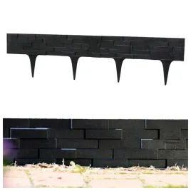 palisada-ogrodowa-stone-395-cm-obrzeze-plotek-trawnikowy-czarny