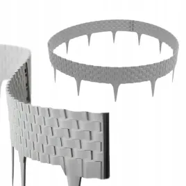 wytrzymala-palisada-ogrodowa-rattan-elastyczny-border-ogrodowy-grafit