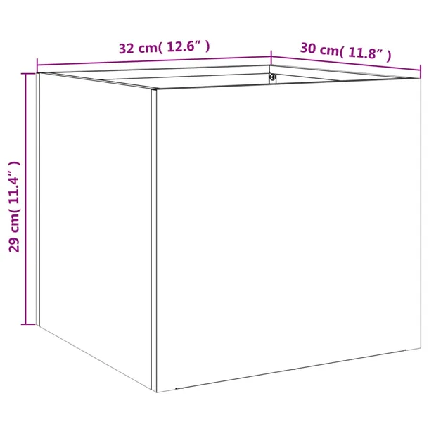 donice-2-szt-biale-32x30x29-cm-stal-stan-nowy-kod-producenta-841538-marka-vidaxl