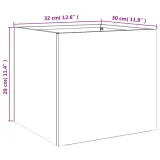 donice-2-szt-biale-32x30x29-cm-stal-stan-nowy-kod-producenta-841538-marka-vidaxl