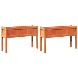 donice-ogrodowe-na-nogach-2-szt-woskowy-braz-sosnowe