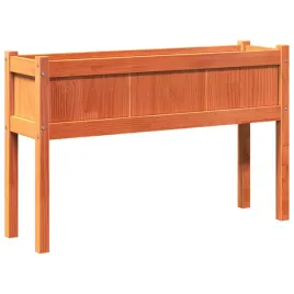 donica-ogrodowa-na-nogach-woskowy-braz-110x31x70-cm-sosnowa