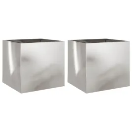donice-2-szt-srebrne-42x40x39-cm-stal-nierdzewna