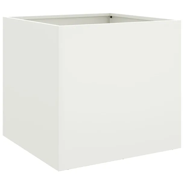 donica-biala-42x40x39-cm-stal-wysokosc-produktu-39-cm