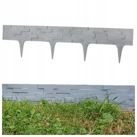 palisada-ogrodowa-stone-78-cm-obrzeze-plotek-trawnikowy-grafit