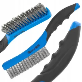 reczna-szczotka-druciana-4-rzedowa-260mm-ergonomiczny-uchwyt-stalowe-wlosie