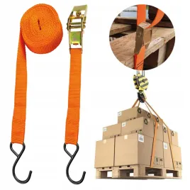 pas-transportowy-4m-24mm-pomarancz-z-napinaczem-klamra-sciagajaca-hak