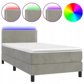 lozko-kontynentalne-z-materacem-i-led-szare-90x190-cm-aksamit