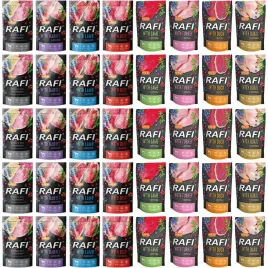 mokra-karma-dla-psa-rafi-mix-8-smakow-w-saszetkach-zestaw-40-x-500-g
