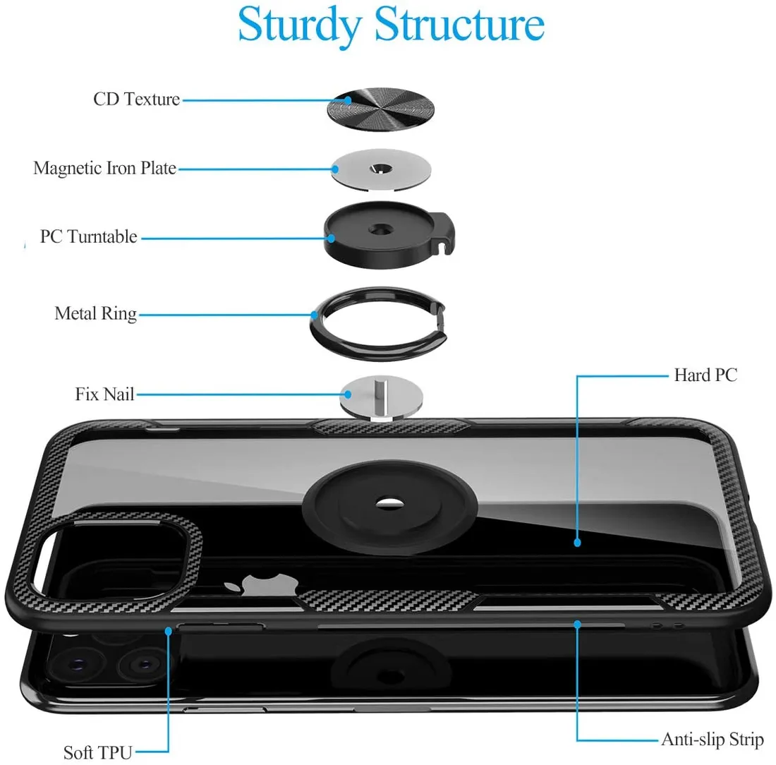 etui-iphone-12-mini-clear-carbon-ring-czarne