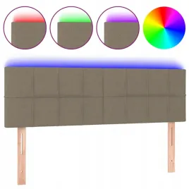 zaglowek-do-lozka-z-led-taupe-144x5x78-88-c