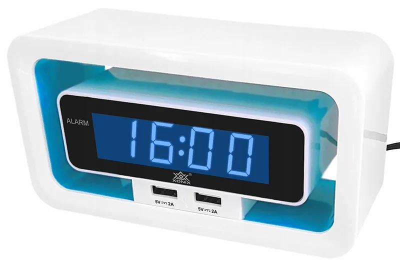 budzik-sieciowy-led-xonix-2x-port-usb-2a-ladowarka