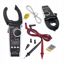 Zdjęcie produktu Miernik cęgowy MULTIMETR pomiar 1000V 600A temperatury BEZDOTYKOWY TrueRMS