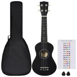 ukulele-sopranowe-z-pokrowcem-dla-dzieci-czarne