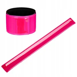 opaska-odblaskowa-samozaciskowa-rozowa-34-x-3-cm-premium-welur-na-reke