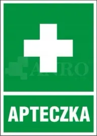 znak-apteczka-oznakowanie-tabliczka-bhp-100x140-mm