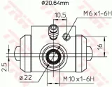 cylinderek-hamulcowy-bwf145a-bwf145a-strona-zabudowy-tyl