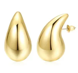 kolczyki-zlote-stal-chirurgiczna-316l-kropla-lezka-okazja-prezent