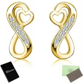 zlote-kolczyki-wkretki-nieskonczonosc-kolczyki-srebro-proba-925-sztyfty