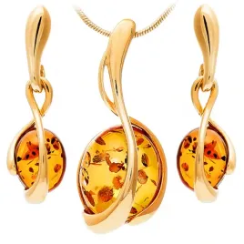 zloty-komplet-bizuterii-zestaw-srebro-925-z-naturalnym-bursztynem-lancuszek