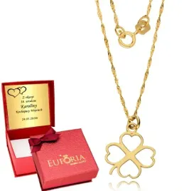 zloty-lancuszek-333-koniczyna-na-szczescie-grawer