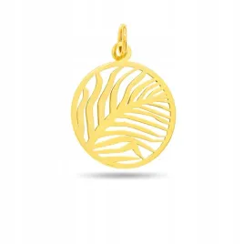 zlota-zawieszka-lisc-palmy-pr-585