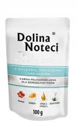 karma-dla-malego-psa-z-cielecina-pomidorami-i-makaronem-dolina-noteci-100g