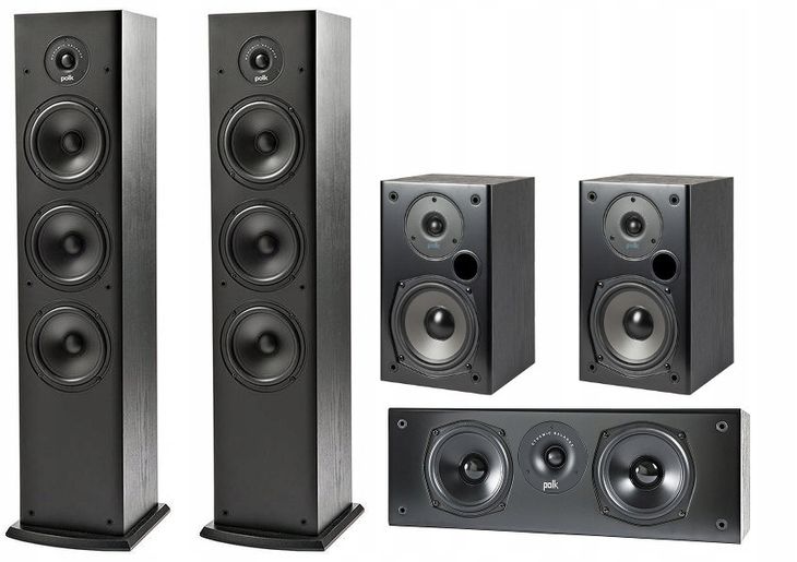 POLK AUDIO T50/30/15 KOLUMNY 5.0 KINO DOMOWE