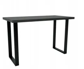 stol-klasyczny-proste-czarne-nogi-w-ksztalcie-u-140x60-cm-biurko-grafitowe