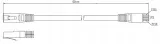 patchcord-kat5e-utp-05m-szary-stan-nowy