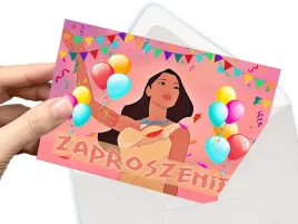 zaproszenie-pocahontas-na-urodziny-dziecka-koperta-gratis