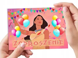 zaproszenie-pocahontas-na-urodziny-dziecka-koperta-gratis