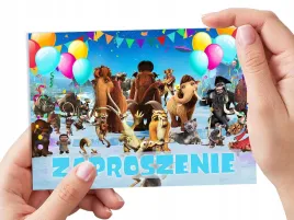 zaproszenie-epoka-lodowcowa-wiewior-na-urodziny-dziecka-koperta-gratis