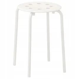 ikea-marius-stolek-taboret-bialy