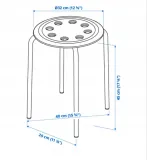 ikea-marius-stolek-taboret-bialy-glebokosc-mebla-0-cm