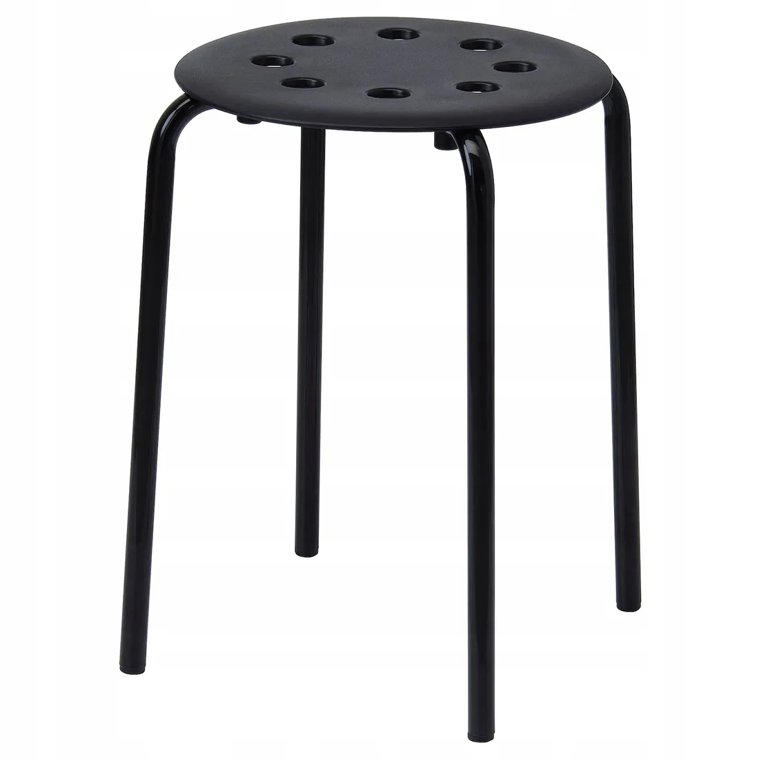 ikea-marius-stolek-taboret-czarny